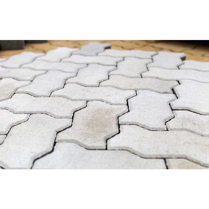 Плитка тротуарная BRAER Волна циркон, 240x135x60 мм