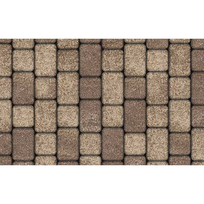 Плитка тротуарная Классико А.1.КО.4 Листопад гладкий xаски